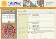 Eveny LIsting for the First Unitarian Congregation of Toronto